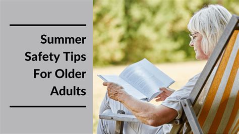 4 Summer Safety Tips For Older Adults Meetcaregivers