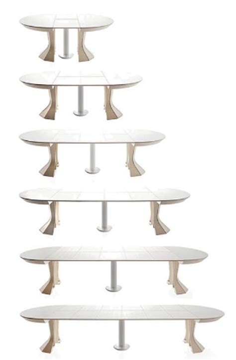 In 6 convenient sizes, these tables range from a smaller 27 inches all the way up to a generous 35 inches, enabling you to format an ideal. Modern Opera by Bauline - Round Expandable Dining Table ...