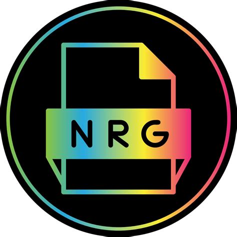 Nrg File Format Icon 16904120 Vector Art At Vecteezy