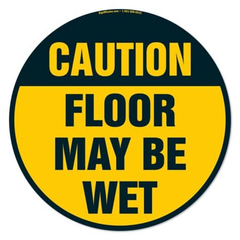 Signmission In Non Slip Floor Marker Circle Vinyl Decal Floor May