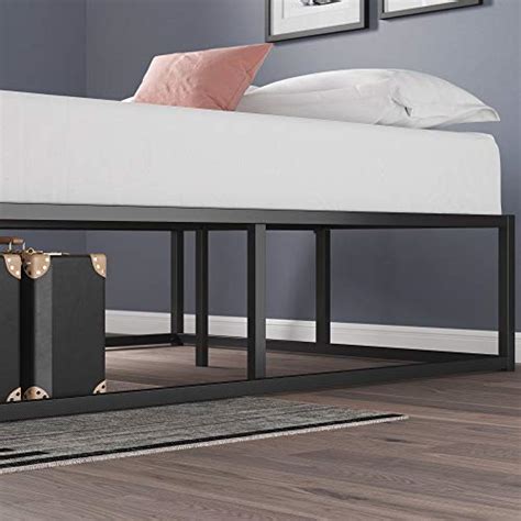 No need for a box spring and a traditional frame, enjoy strong, sturdy support for your narrow twin size, cot size mattress (sold separately) with the smartbase. Zinus Modern Studio 6 Inch Platforma Low Profile Bed Frame / Mattress Foundation / Boxspring ...