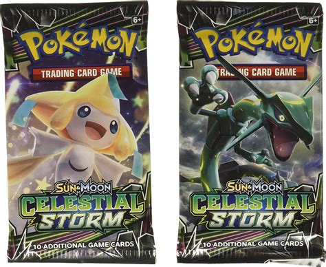 Trading Card Games Games Pokemon Tcg 81438 Sun And Moon Celestial Storm