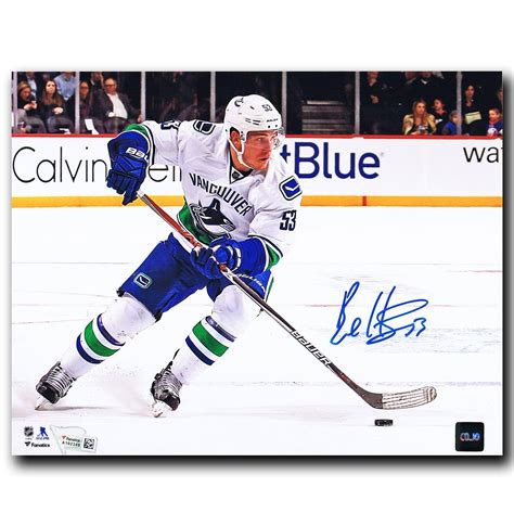 bo horvat vancouver canucks autographed 8x10 photo cojo sport collectables inc reviews on