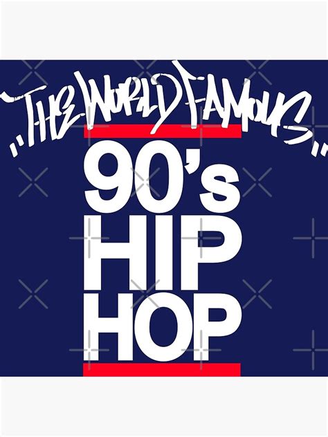 90s Hip Hop Logo Poster For Sale By Sutimo Redbubble