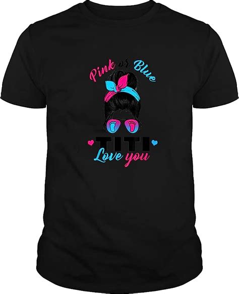 Pink Or Blue Titi Loves You Gender Reveal T Shirt T For New Mom