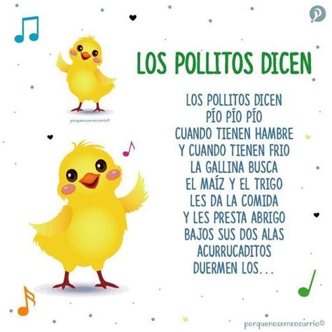 Canción Infantil Canciones Infantiles Letras De Canciones Infantiles