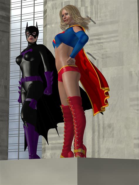 Supergirl And Batgirl By Lascielx On Deviantart