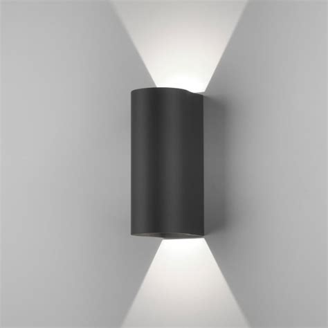 Dunbar 255 Led Up And Down Exterior Wall Light In Black