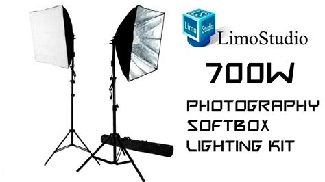Limostudio 700w Photography Softbox Lighting Kit Unboxing And Review