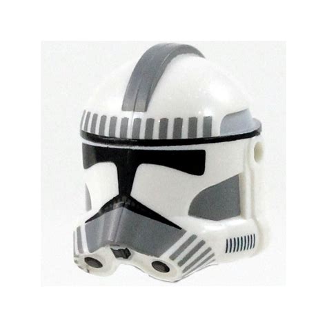 Lego Minifig Star Wars Clone Army Customs Rp2 Shock Gray Helmet