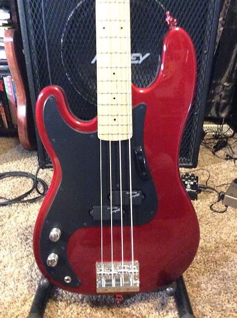 Samick Artist Series P Bass 84 Red Lowered Price By 4000 Reverb