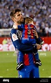 Gerard Pique Bernabeu (3) FC Barcelona's player. Copa del Rey between ...