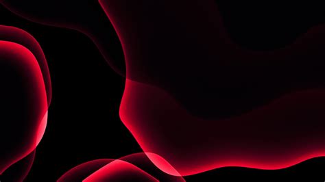 Download Wallpaper Ios 13 Red Abstract 2560x1440