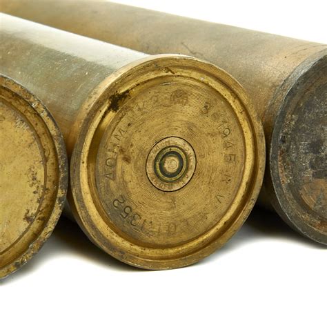 Original Us Wwii Bofors 40mm Gun Shells With Clip International