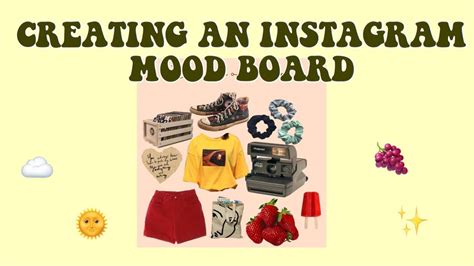 Creating An Instagram Mood Board 🥞 Aidelou Youtube