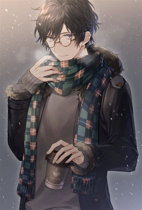 Cute Anime Boy Glasses ~ Athifah Farihan