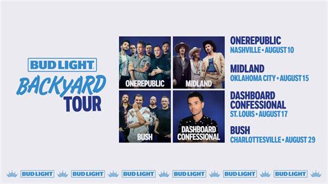 Bud Light Announces First Ever Bud Light Backyard Tour Summer Concert
