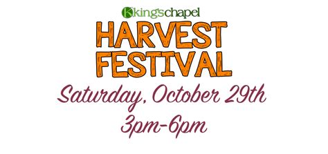 Harvest Fest 2022 Volunteer Header Kings Chapel