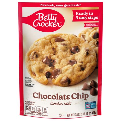 Betty Crocker Chocolate Chip Cookie Mix Shop Baking Mixes At H E B