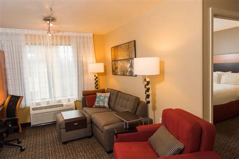 Guests also enjoy free wifi access throughout the hotel. TownePlace Suites Erie Two-Bedroom Suite #GuestBathroom, # ...