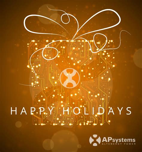 Happy Holidays 2019 Apsystems Usa The Global Leader In Multi