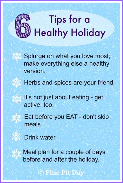 tips for planning a healthy holiday menu fine fit day
