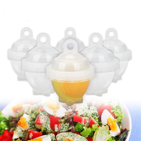 With creamy yolks and firm whites, poached eggs are a breakfast on their own. 7Pcs / Set Hard Boil Egg Cooker 6 Boilor Without Shells ...