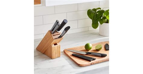 Kai Luna Knife Block Set 6 Piece Kitchen Knives Set
