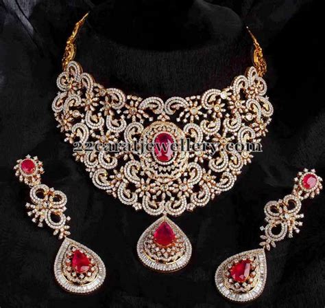 Heavy Bridal Necklace By Mangatrai Jewellery Designs