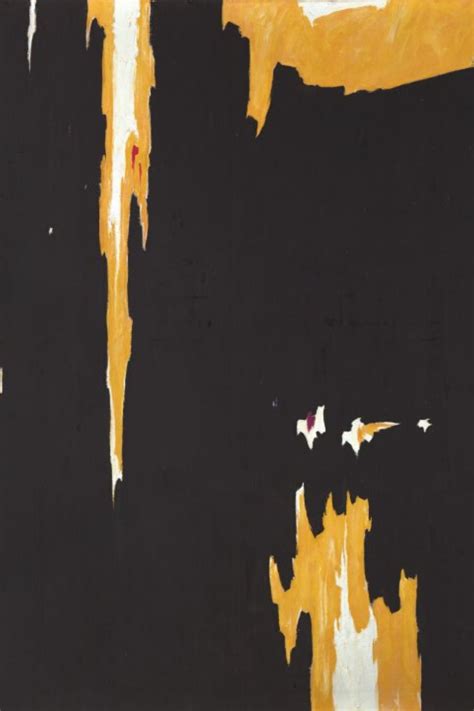 Clyfford Still 1957 D No 1 Detail 1957 Abstract Expressionist