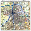 Aerial Photography Map of Grand Rapids, MI Michigan