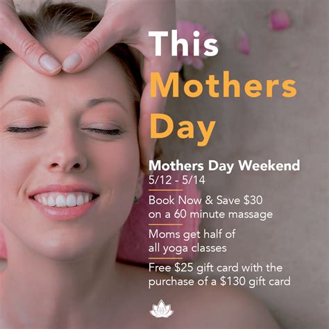 Mothers Day Massage Sale Greater Cleveland River Flower Wellness