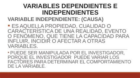 Ejemplo De Una Variable Dependiente E Independiente Nuevo Ejemplo