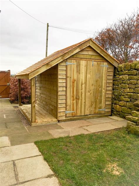 Shed With Log Store The Bampton The Wooden Workshop Oakford Devon