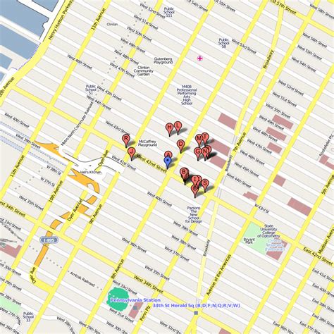 25 Map Of Times Square Nyc Maps Database Source