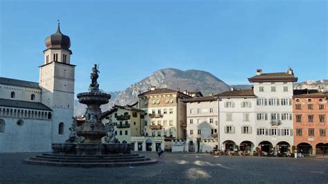 Piazza Duomo In Trento The City Of The Famous Eponymous Council And