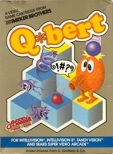 Qbert For Arcade 1982 Mobygames