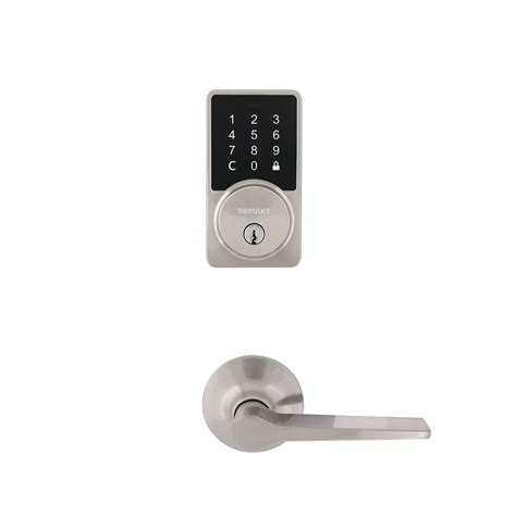 Defiant Freedom Satin Nickel Passage Door Lever With Square Smart Wi Fi