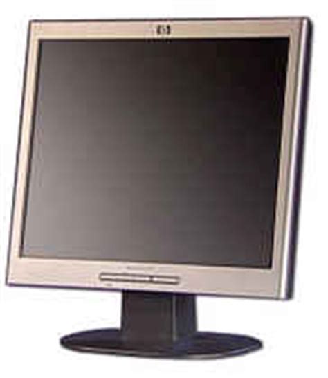 Using the monitor next page: HP Pavilion vf15, vf17, f1523, and f1723 Monitor - Product ...
