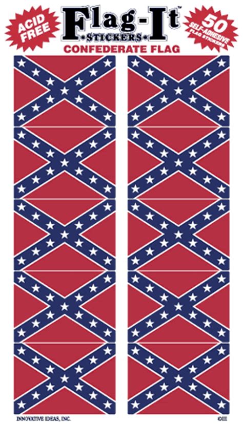 Rebel Confederate Flag Sticker