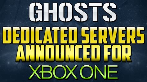 Call Of Duty Ghosts Multiplayer On Dedicated Servers Xbox One Live