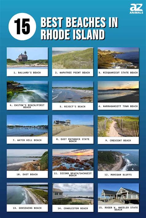 The 15 Best Beaches In Rhode Island Az Animals