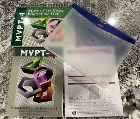 Mvpt 4 Motor Free Visual Perception Test New Ebay