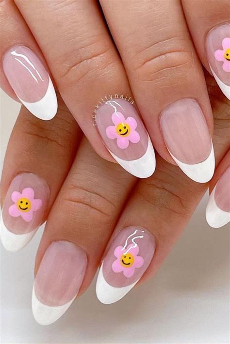 52 Amazing French Tip Nail Art Designs In The Summer Of 2021 Lilyart