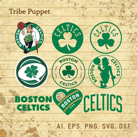 Boston Celtics Logo Vector Set Masterbundles