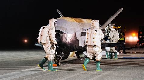 Us Space Forces Secretive X 37b Spacecraft Lands After Record Breaking