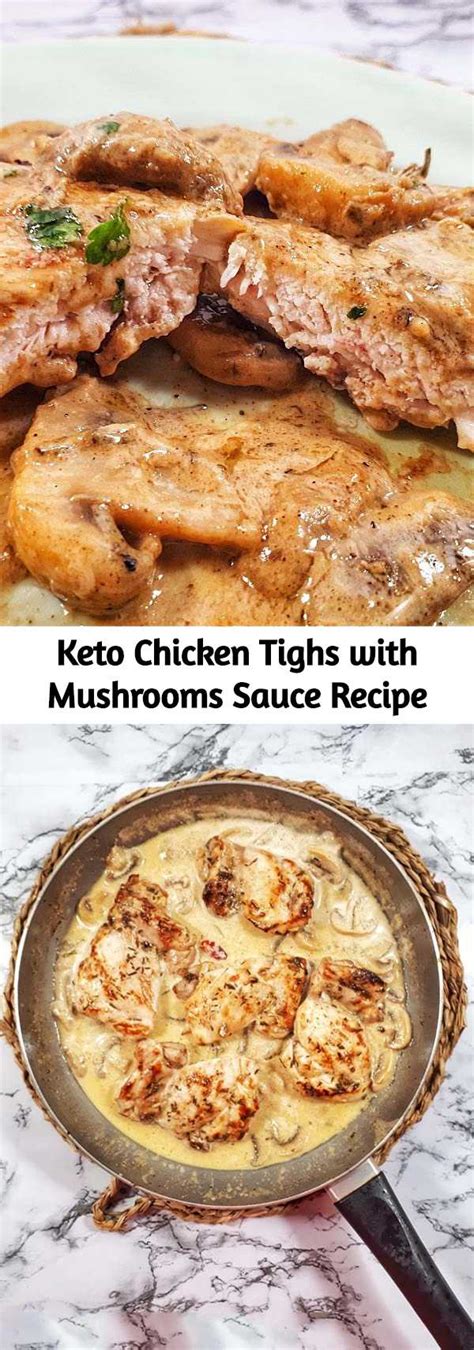 6 pieces ~980 calories, total ~132g protein ~40g fat zero carbs for more keto recipes. These boneless and skinless chicken thighs with mushrooms sauce is an easy, quick and keto ...