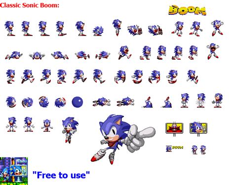 Classic Sonic Boom Sprites By Facundogomez On Deviantart