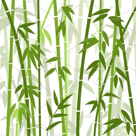 Bamboo Grass Oriental Wallpaper Decorative Illustrations ~ Creative