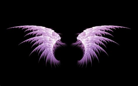 Purple Angel Wings Hd Desktop Wallpaper Widescreen High Definition